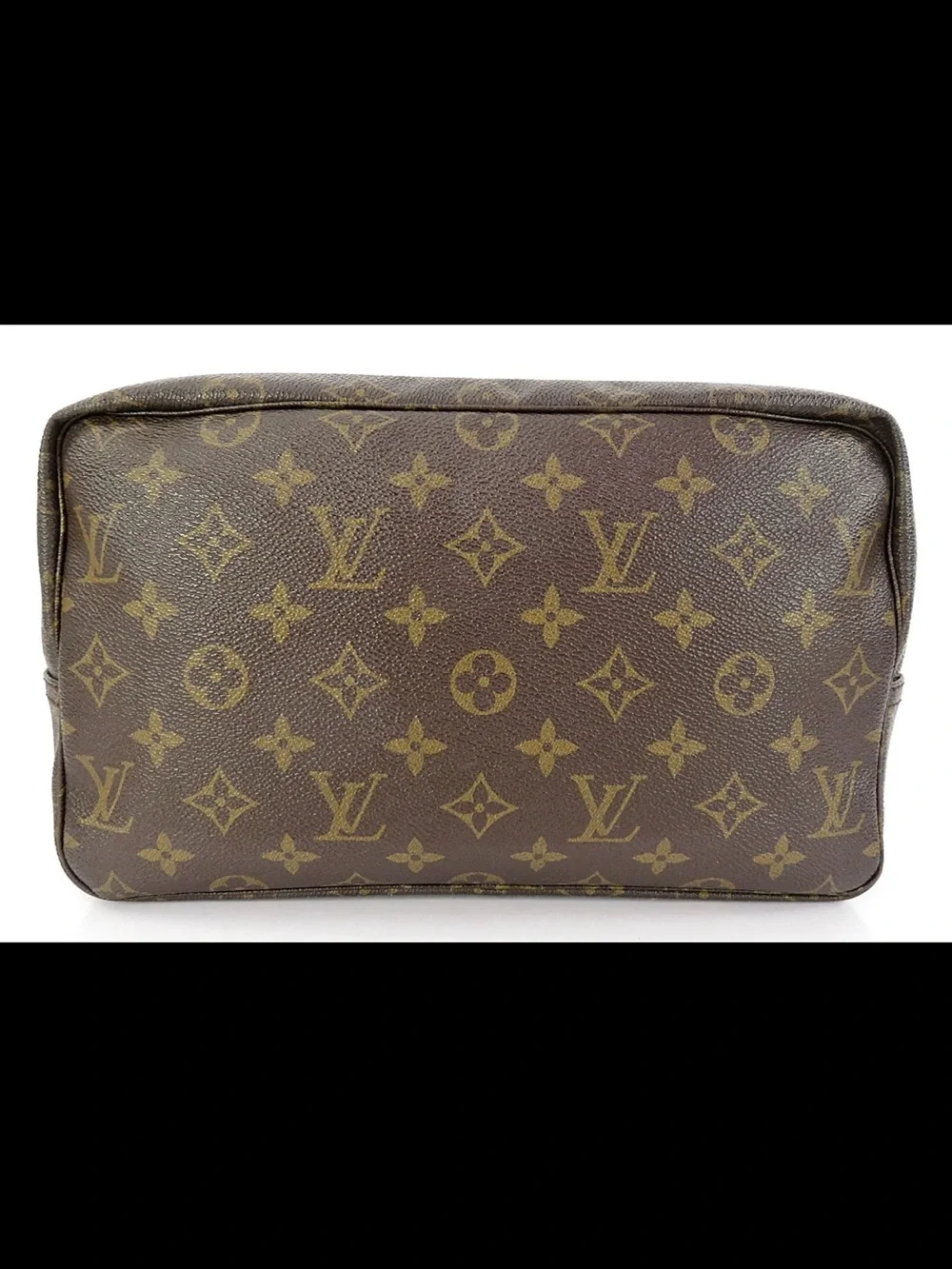 Louis Vuitton Monogram Canvas Brown & Gold Cosmetic Pouch